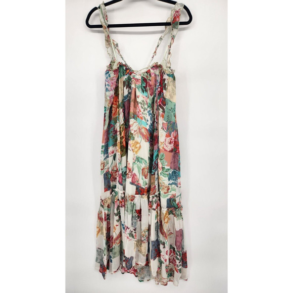 Anthropologie Floral Midi Dress - Picture 8 of 13